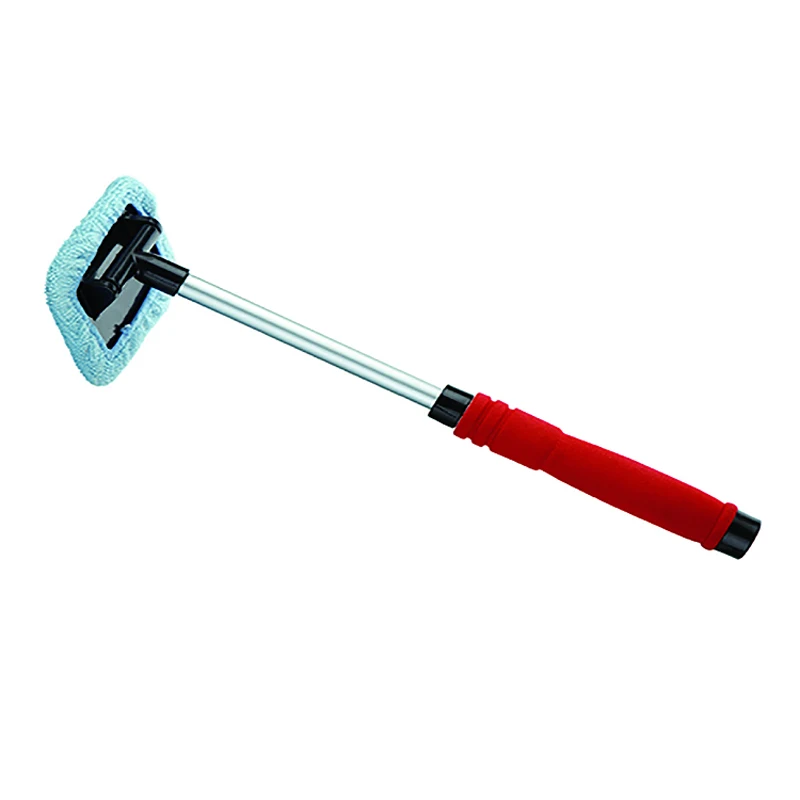 extendable microfiber pad car care window glass wiper wash brush car windshield dust brush