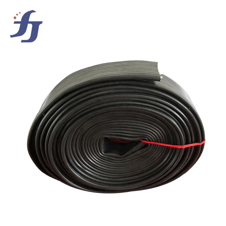 NEW BLACK High Pressure 6 inch 150mm Industrial Angus Rubber Line Fire Hose