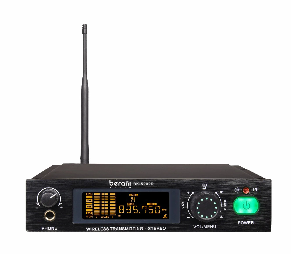 Berani BK-782TX UHF Professional stereo wireless in ear monitor system