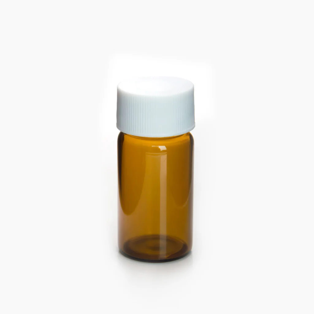 High quality 20mL clear lab sample storage vial with 24-400 Screw Cap on sale