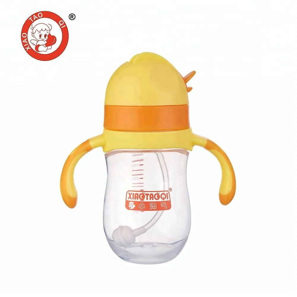 
300ml Best selling product plastic baby training water bottle sippy drinking cup 
