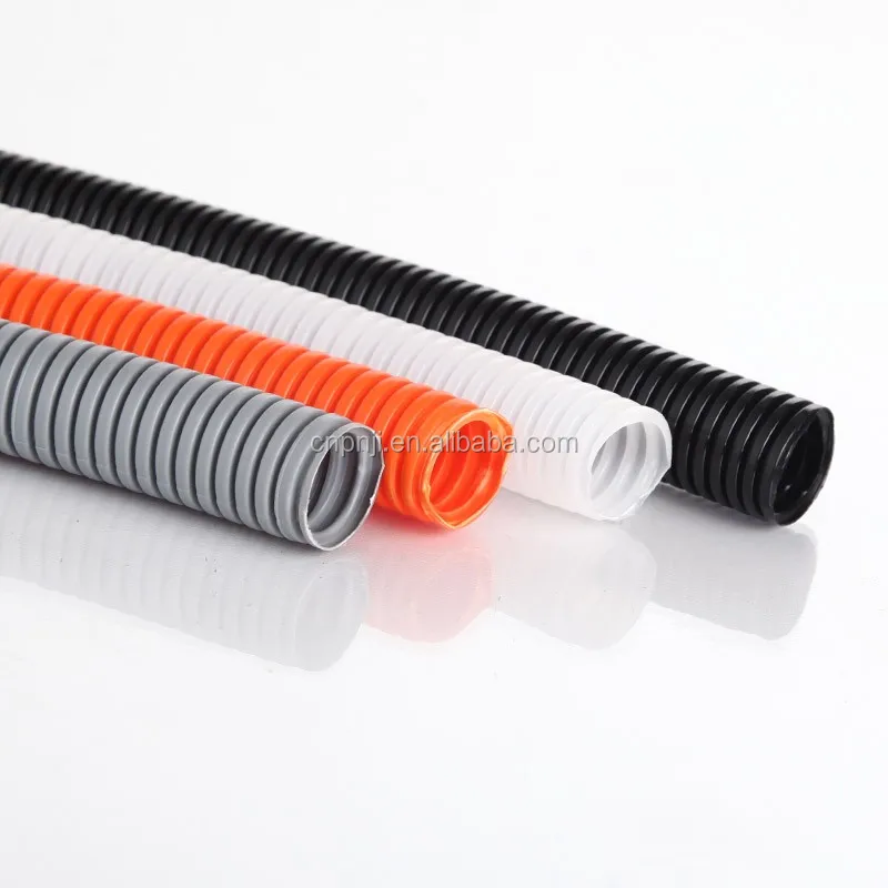 China PJ PA6 AD54.5 Plastic And Nylon liquid tight flexible conduit pipe Corrugated Tube