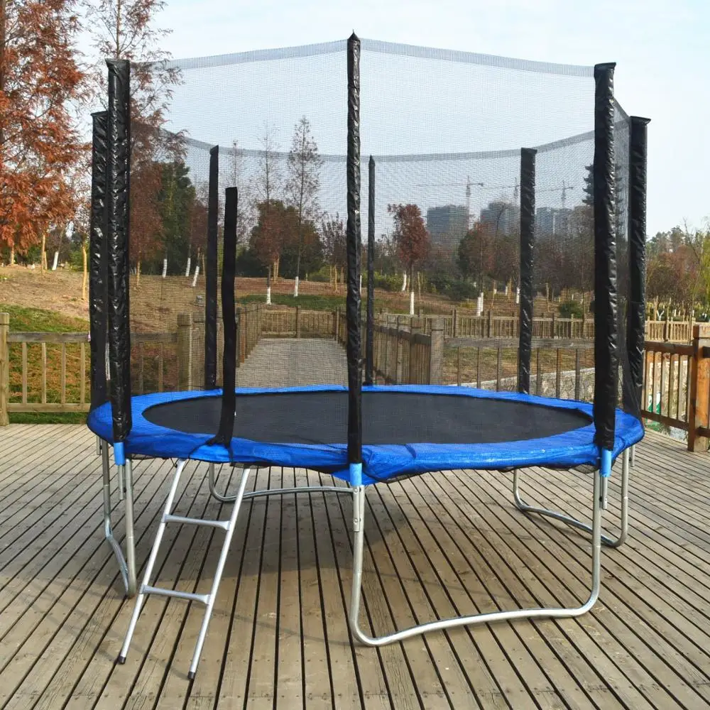 second hand Russian batut trampoline with safety net