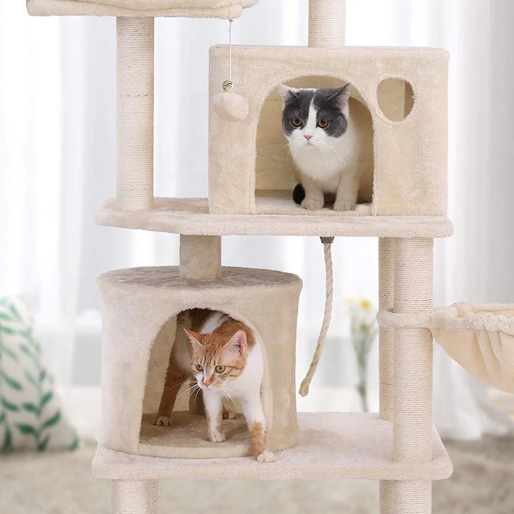Wholesale Cat Climbing Scratching Tree Tower House Condo, Luxury Cat Tree