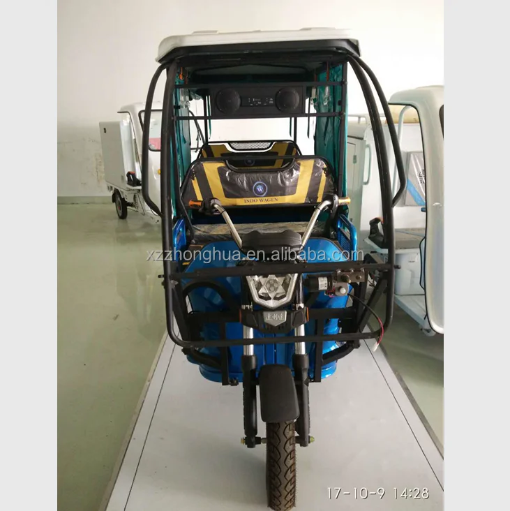 48V 800W S-014 Electric Passenger Rickshaw for indian market passenger tricycle