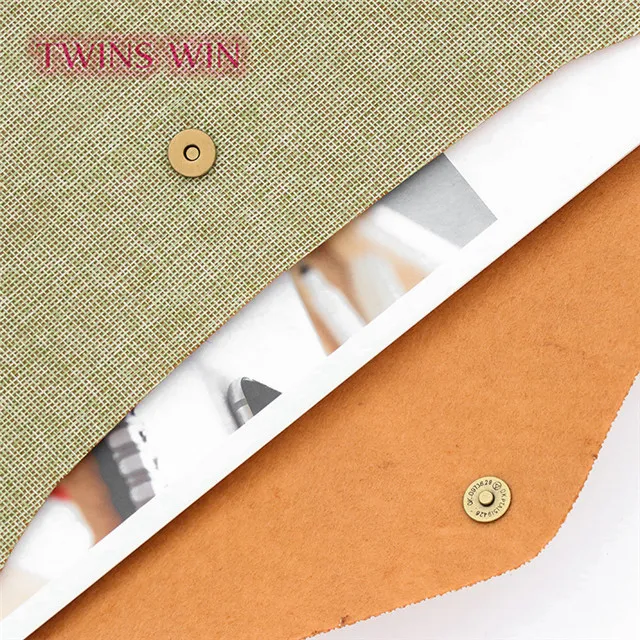 2018  Fast Selling Nice Stationery Items List Office School Popular A4 Size Fireproof Document Bag with Button