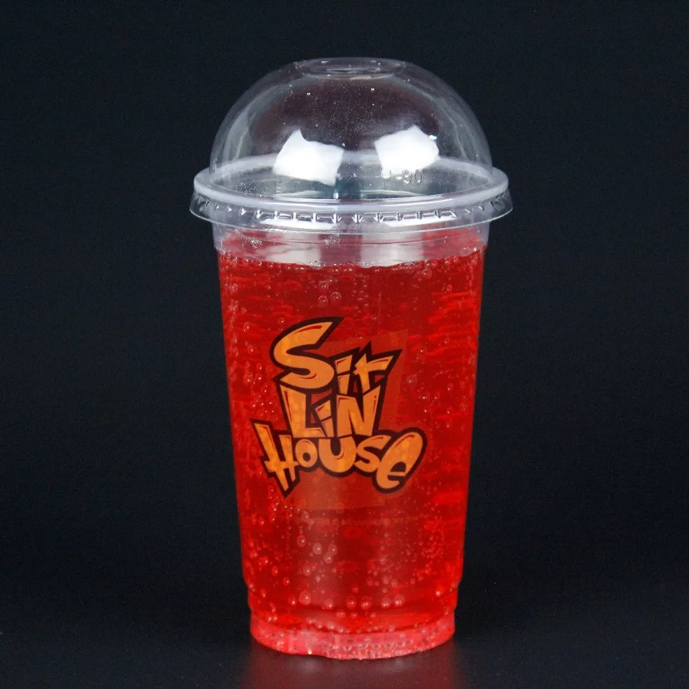 Transparent Disposable Plastic Juice Cup