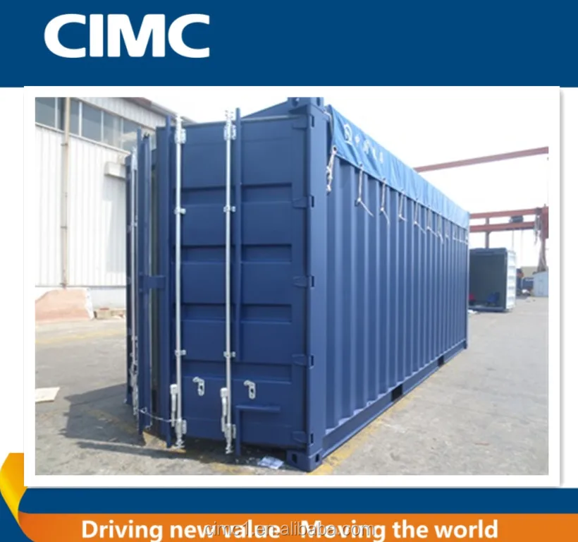 
20ft HC Soft Open Top Container for Railway Transportation 