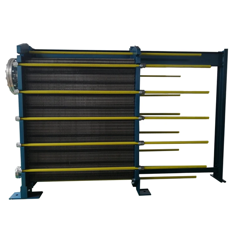 GOJE Rising Film Evaporator S500 Plate Style Heat Exchanger Titanium Carbon Steel Frame