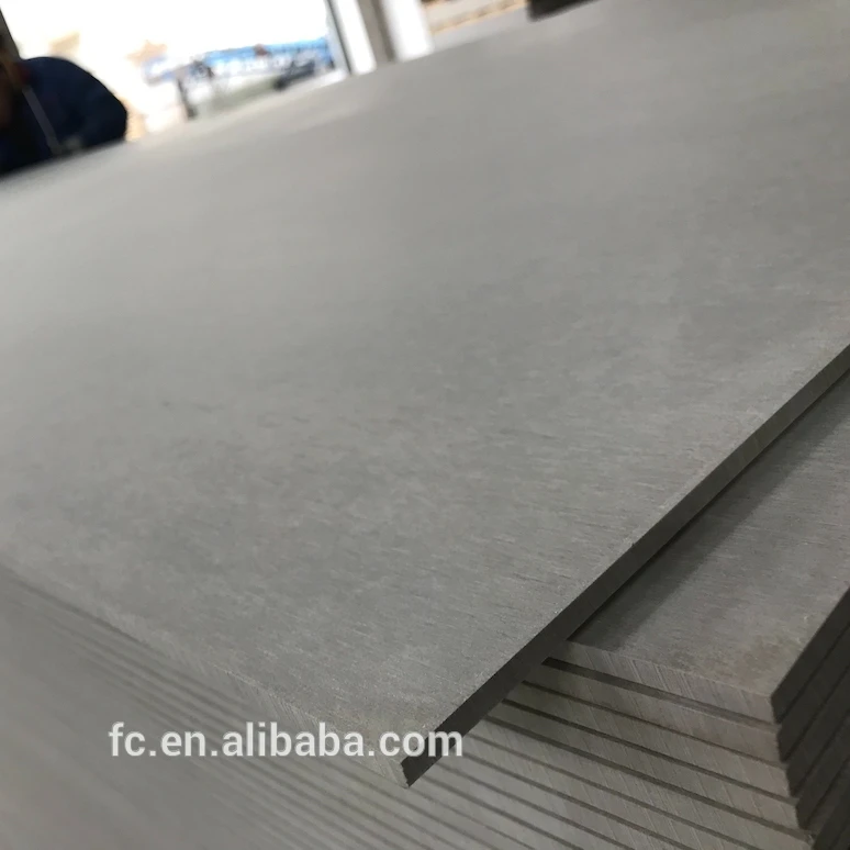 
6mm thick Fibre Cement Tile backer Board or Floor Tiling base with CE certificate 