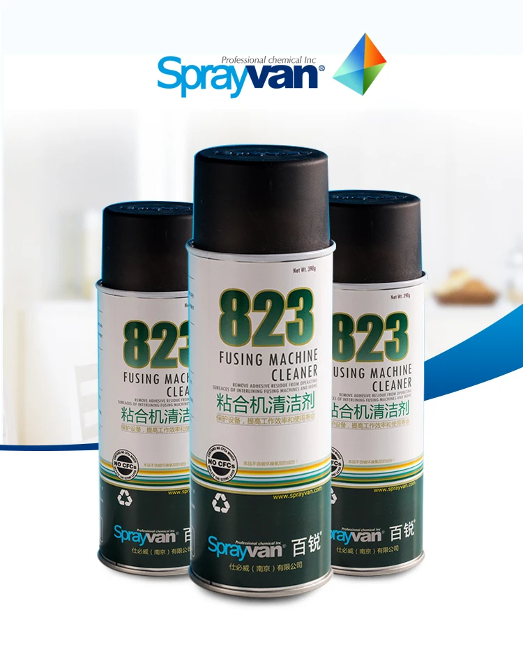 
SPRAYVAN 823 fusing machine/shoes factory glue cleaner 