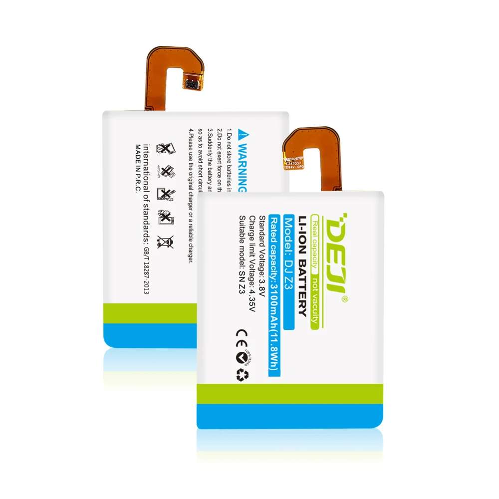 gb/t 18287-2013 mobile phone battery for sony sony mobile phone Z3 battery