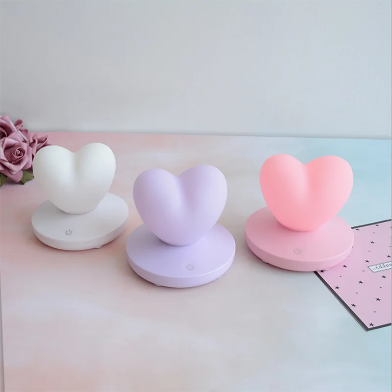 UCHOME Creative Usb Charging Love Heart Night Light Led
