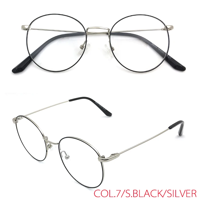 wenzhou factory hot sale unisex no diopter Round metal eyeglasses women frames eye wear