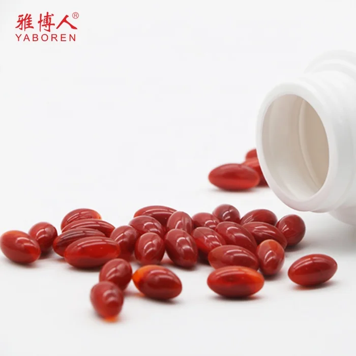 
OEM Health Supplement Natural Beta Carotene Soft Capsule 
