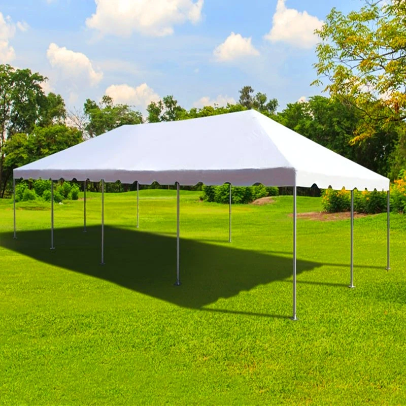Big Water Proof White PVC Frame Tent with Metal Poles