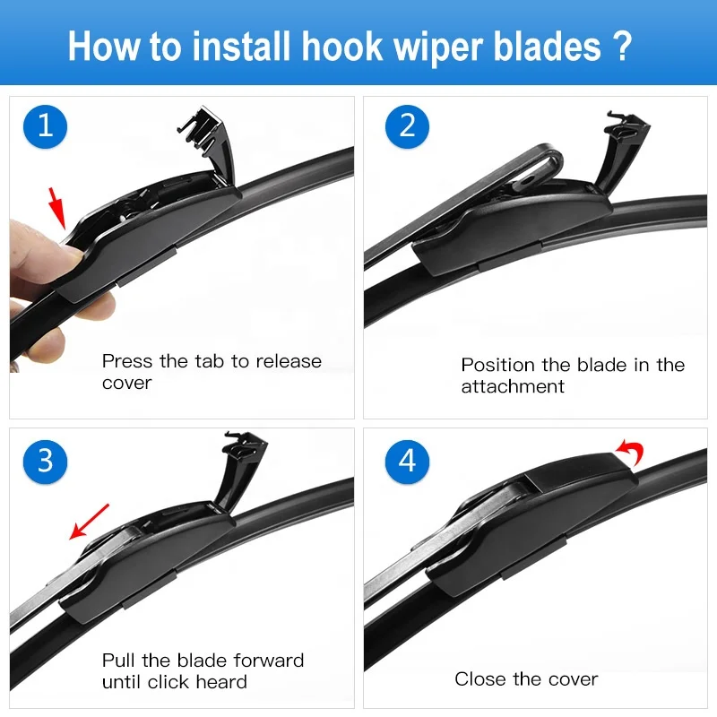 Auto Car Front Windshield  Wiper Blades for Daihatsu Charade 2011 - 2015