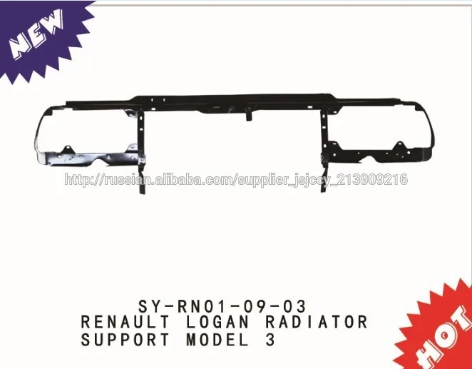 рамка радиатора( решётка радиатора ) для рено логан модель 3