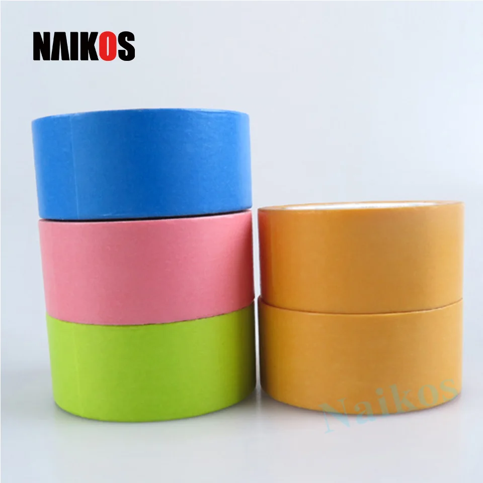  Красочная Маскировочная лента Washi из крепированной бумаги для