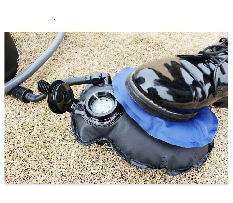 
Camp Shower Portable Outdoor Camping Shower Bag Pressure Shower with Foot Pump for Beach Swim Travel Hiking 