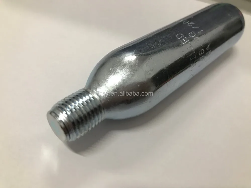 hot selling 18g 1/2 threaded disposable co2 cylinder for fire extinguisher