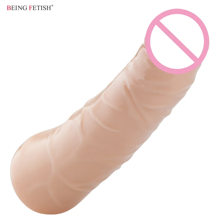 Big Soft Rubber Penis Toys Realistic Dildo
