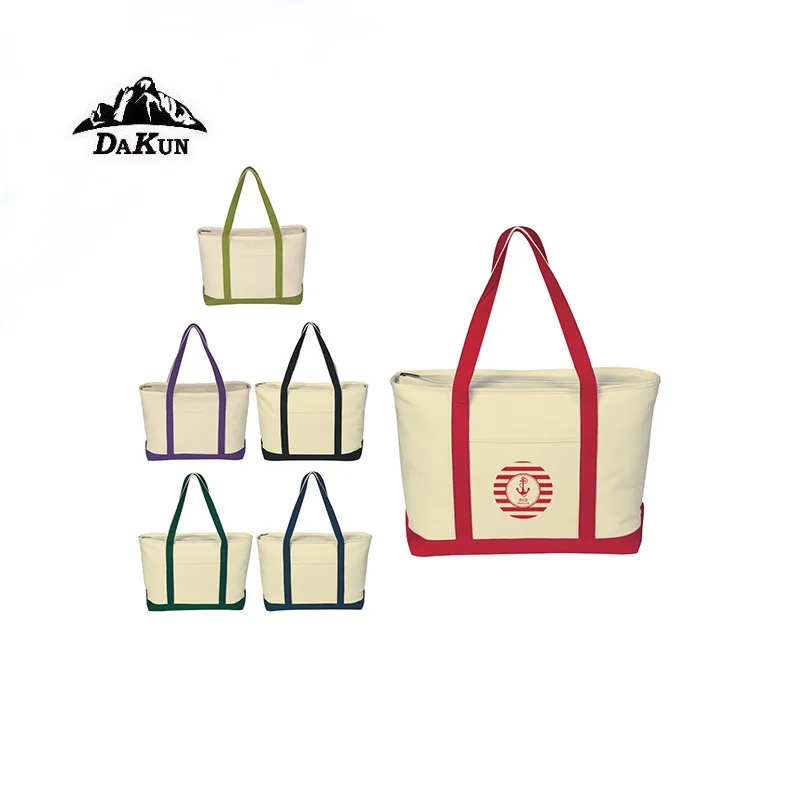 Cheap wholesale promotional large market tote cotton canvas shopping bag