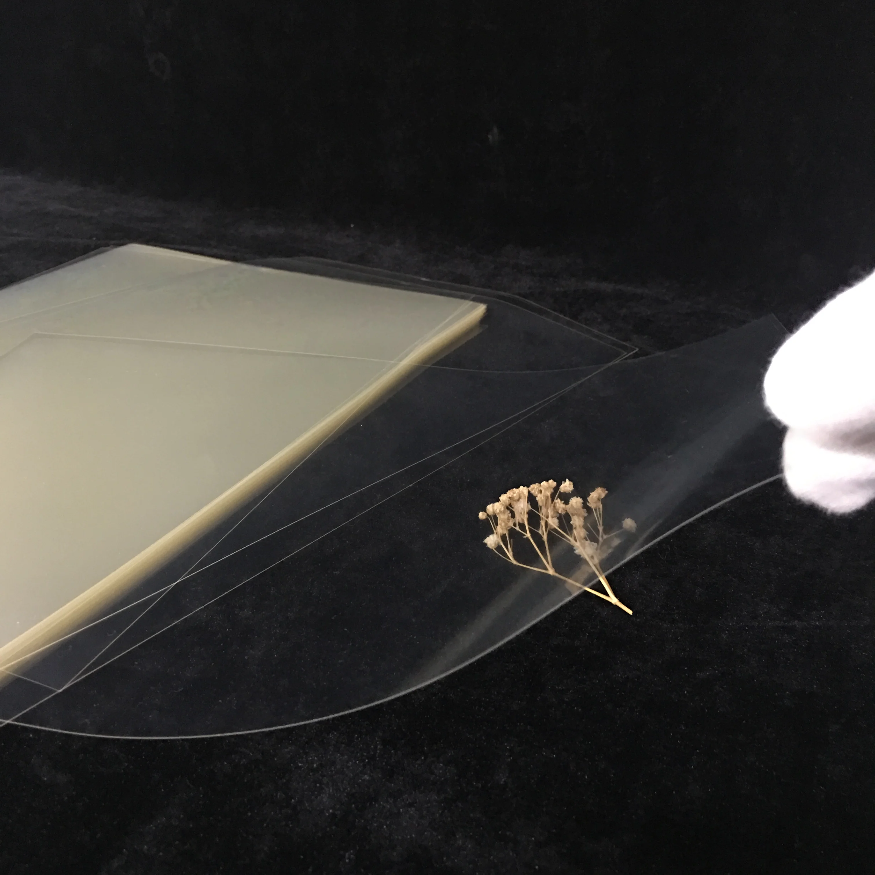 Transparent 100microns Super Clear Mylar Inkjet Film For Offset Printing Inkjet Printing