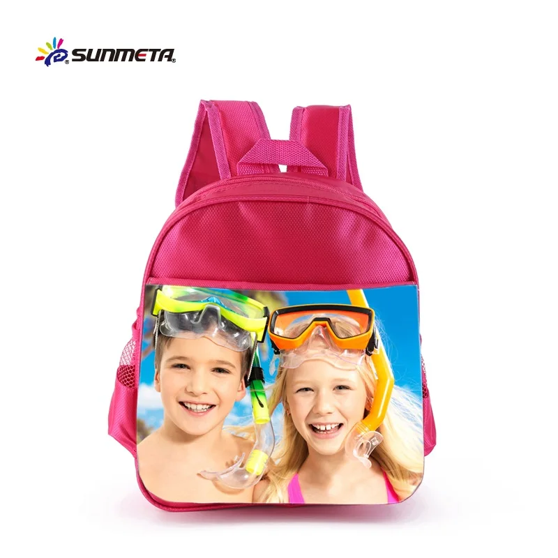 Sunmeta Fancy Custom Kids School Bag Sublimation Blank School Backpack