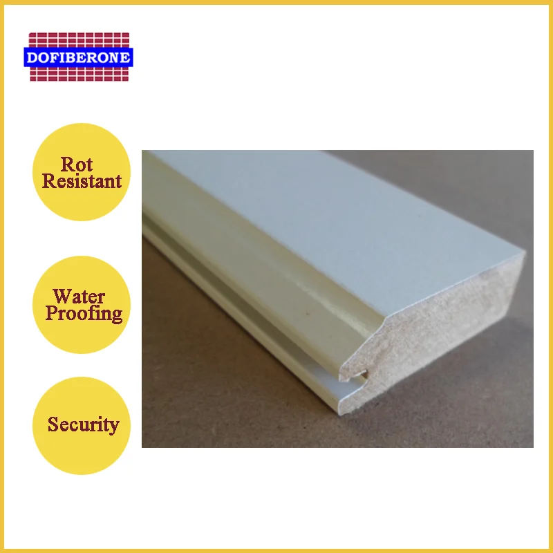 Прочная дверная рама из ДПК