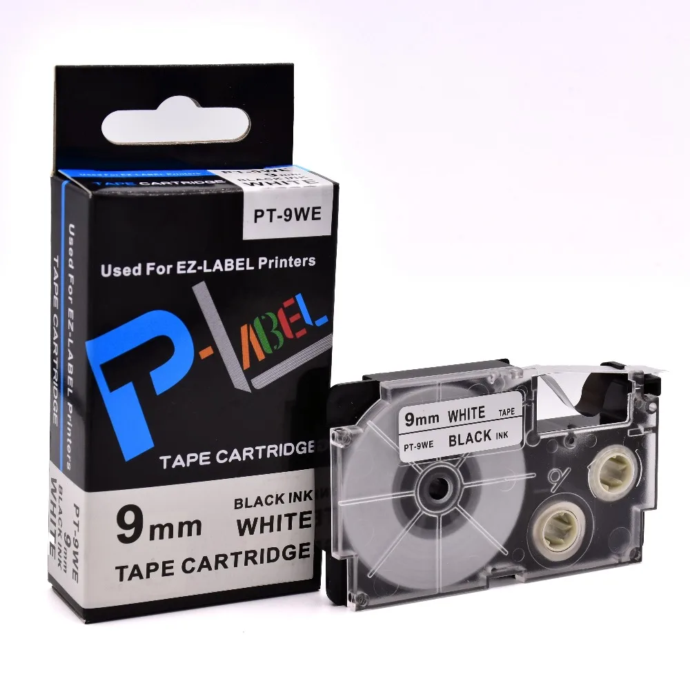 PUTY EZ Label Cassettes Xr-9we 9mm Tape Black on White Xr-9we1 for Makers