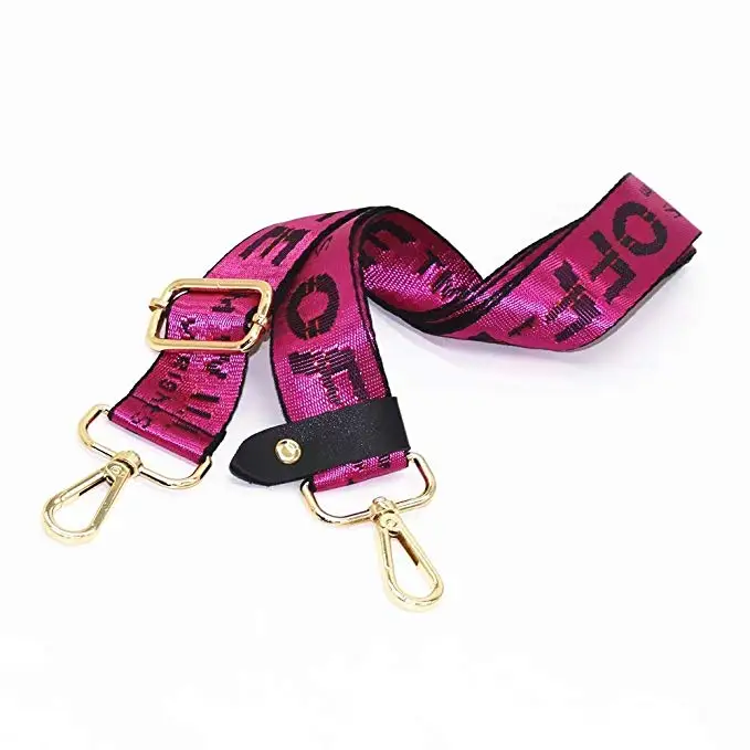 Custom Wide Shoulder Strap Replacement Adjustable All-match Canvas Strap for Handbags