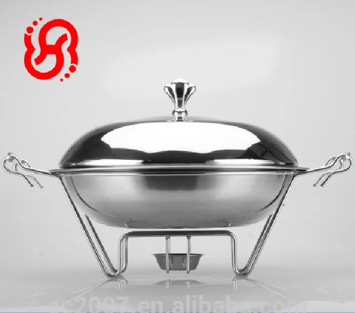 Stainless Steel Alcohol Pot Set Bar Cookware with Crown Style