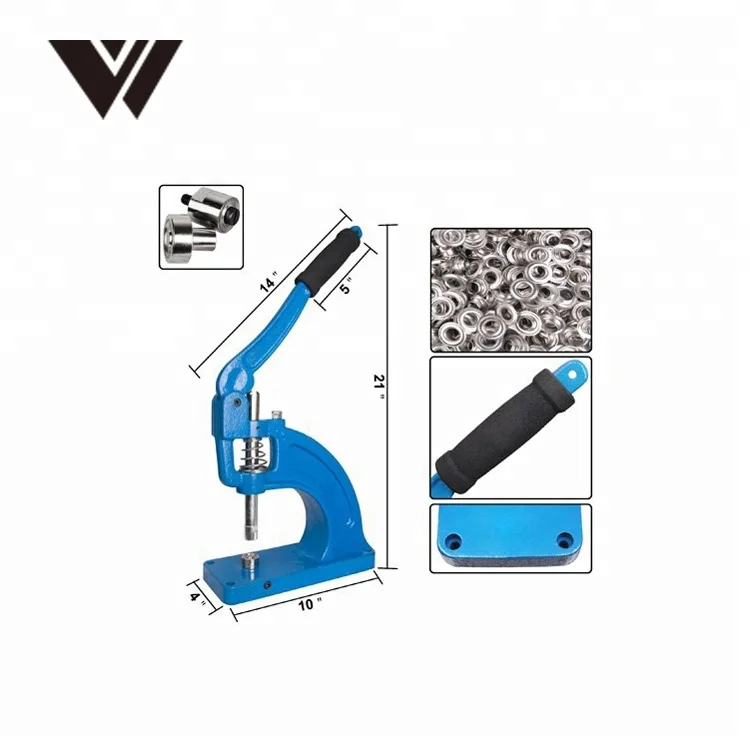 High Quality Metal Stainless Steel Hole Grommet Punching Machine Eyelet Curtain Grommet Puncher Machine