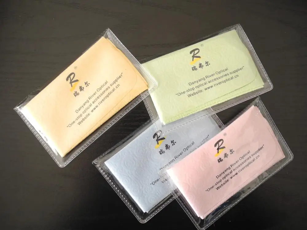 High quality custom logo printed microfiber lens cleaning cloth