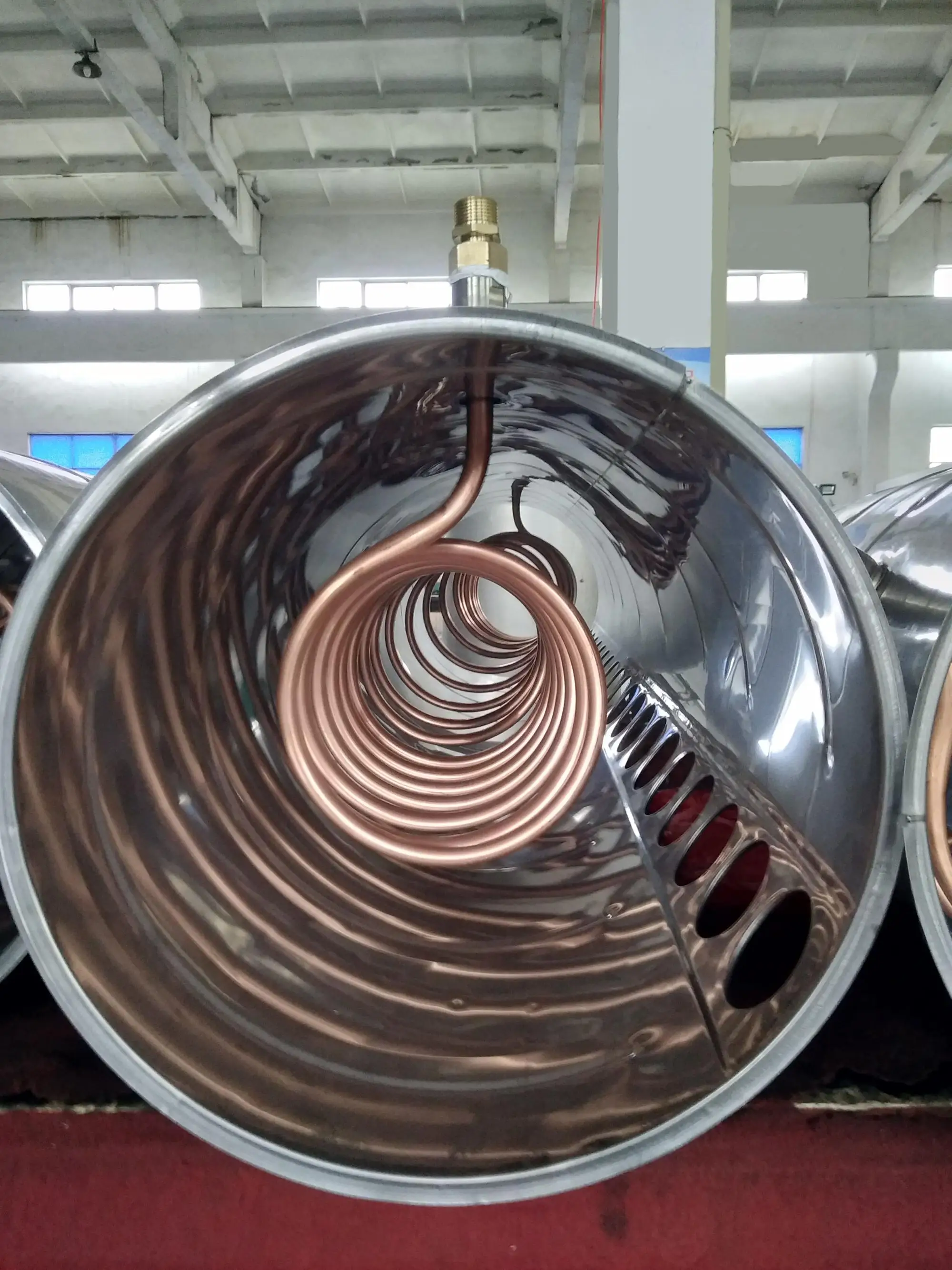 SFD47245818 240L Solar Water Heater With Copper Coil For Pressure Fresh Hot Water Shower Bath With High Quality Economic Price