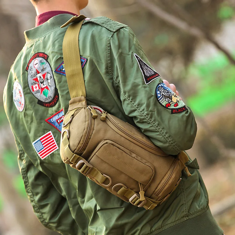 
Hiking Waist Bag Military Fanny Pack Belt Pouch Tactical Waist Pouch 