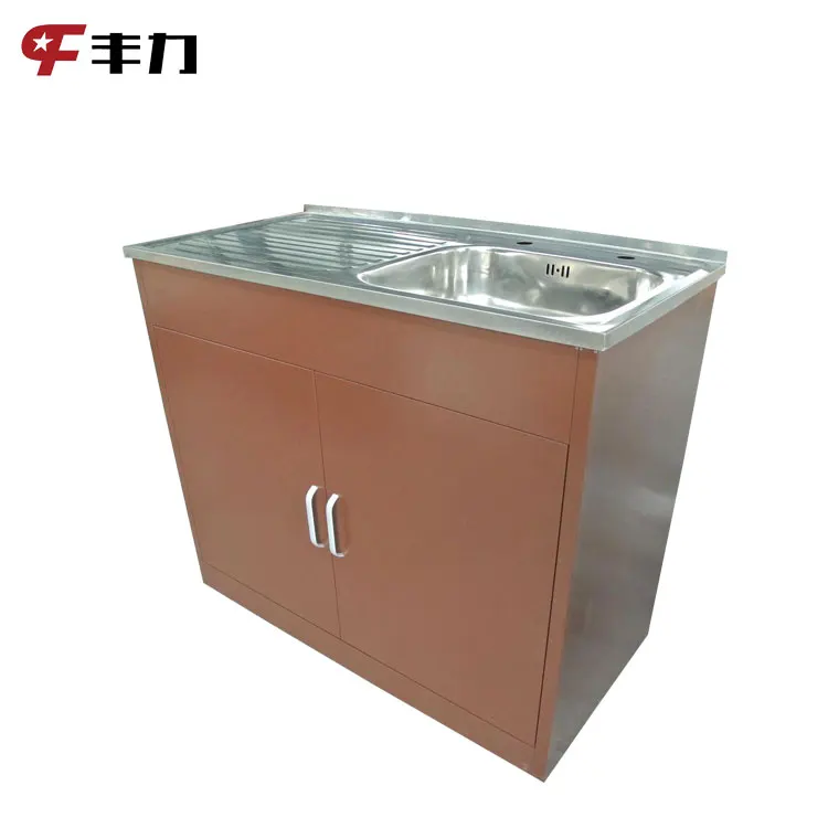 Modern Design Corner Metal Bathroom Sink Cabinet