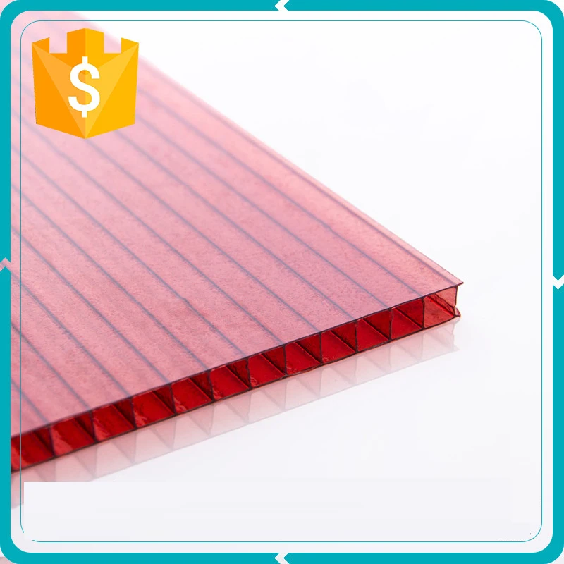 Transparent 4mm Two Wall Polycarbonate Sheet