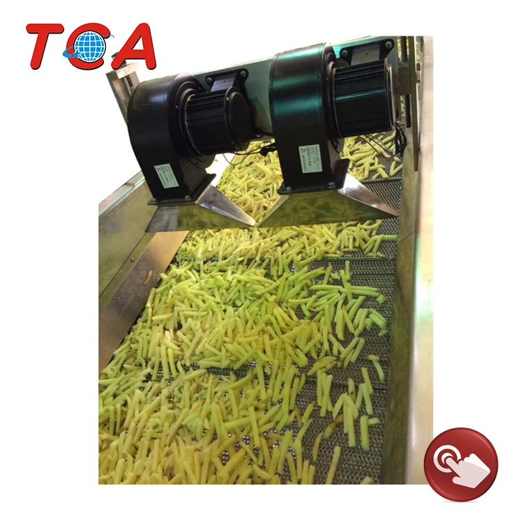 
1000 kg/h french fried potato fries production line 