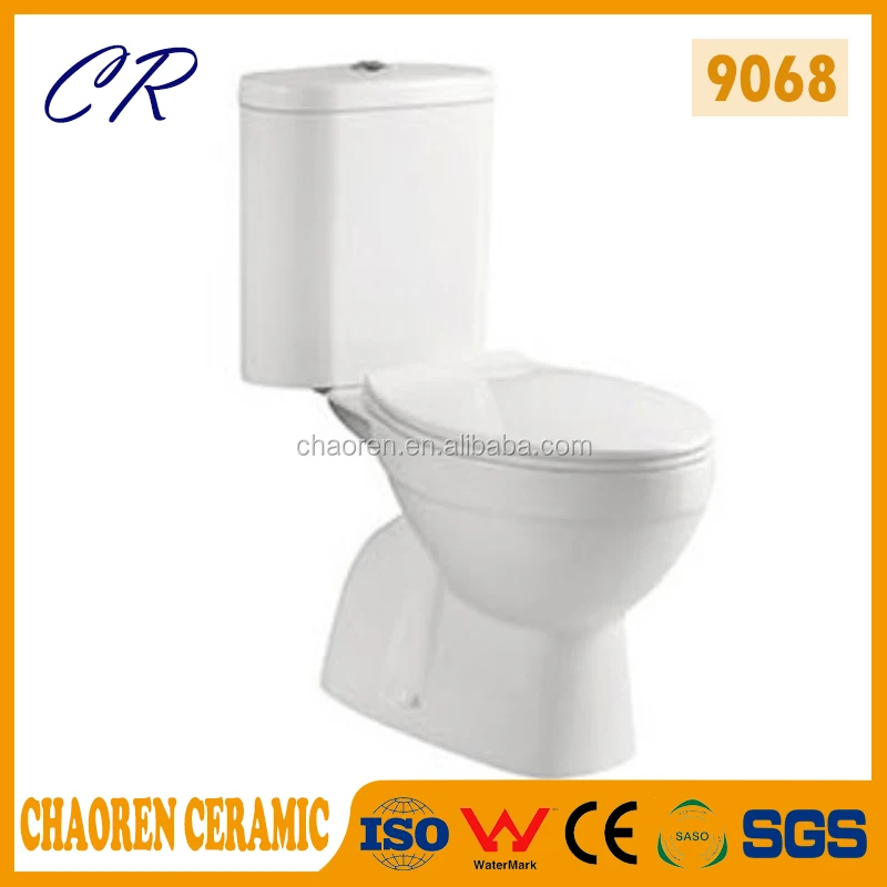 South Africa ceramic washdown two piece toilet Lower Price White Dual-Flush W.C rest room toilet bowl lavatory toilets