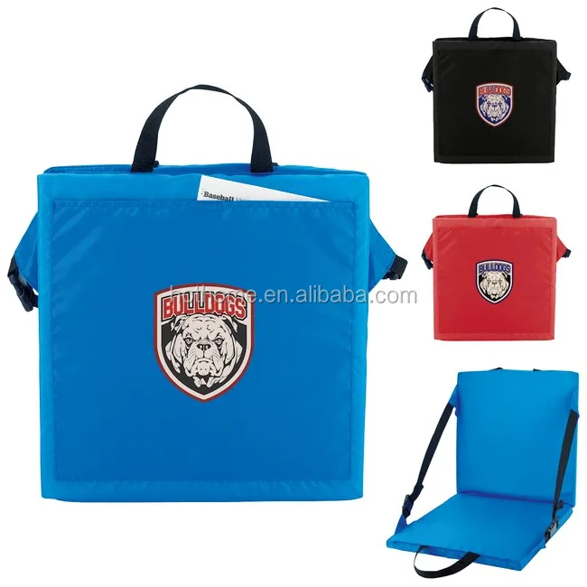 Oxford Fabric and EPE Foam Portable Folding Outdoor Stadium Seat Cushion Sports Seat Pads