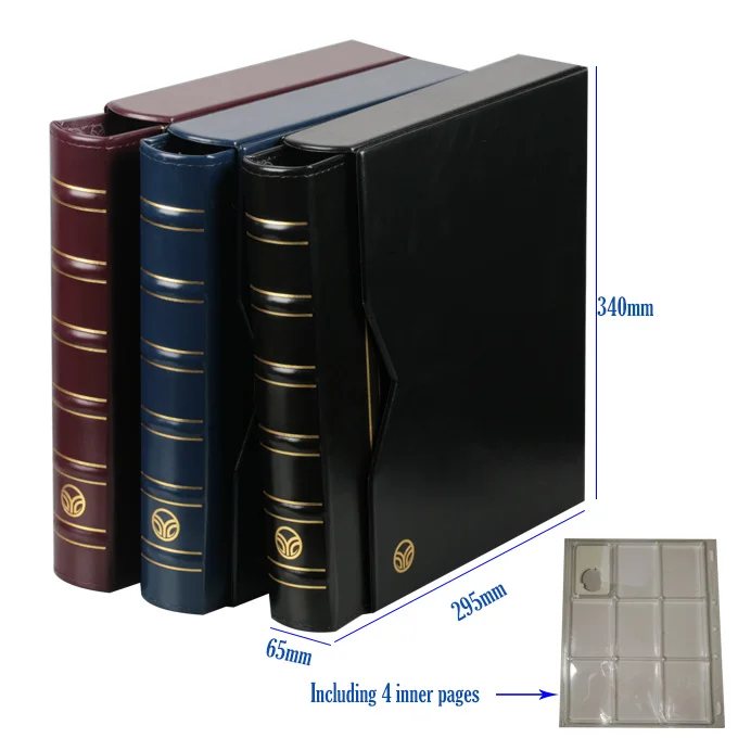 Coin album PVC gift 4 pages 9 pages each page coin collection page/Banknote display