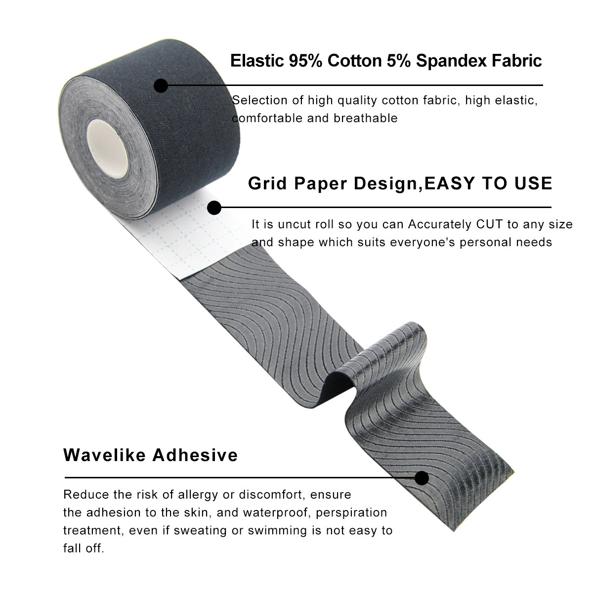 Comfortable Athletic Medical Sport Muscle Physio Kinesiology Tape