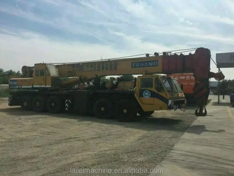 Fully Hydraulic Used Tadano Truck Crane 100 Ton TG1000E Japan original for sale
