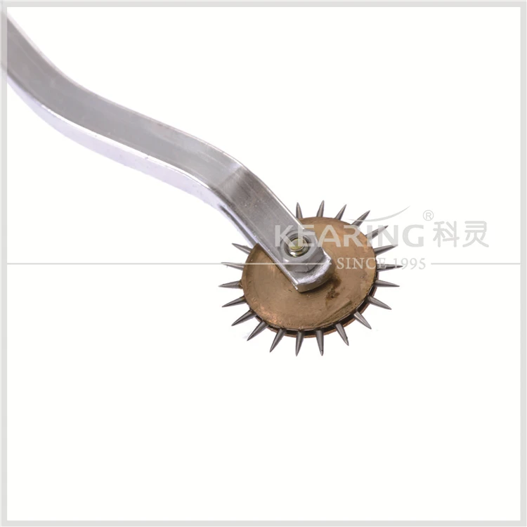 Kearing Трассировка Колеса Деревянная Ручка Иглы Стежка Расстояние Бумаги Перфорация Инструмент для Шить Дизайн # NPT10