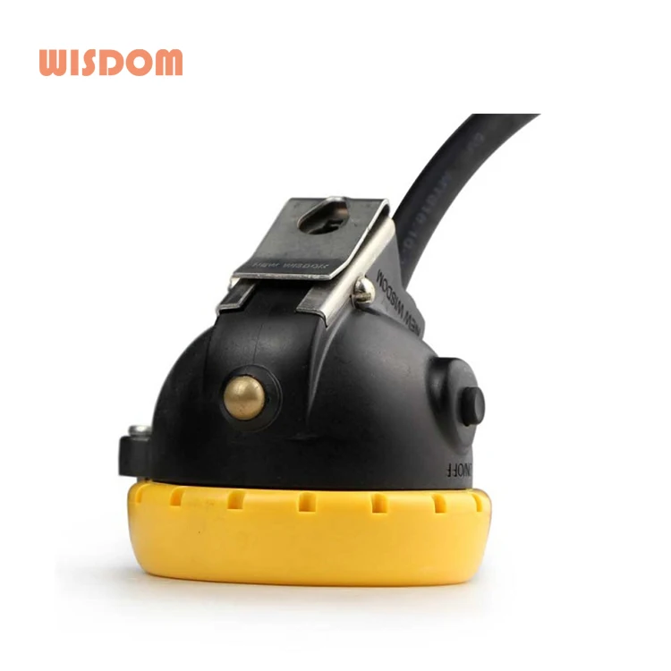 WISDOM Larger beam CE mining helmet headlight and helmet with Certificate ATEX