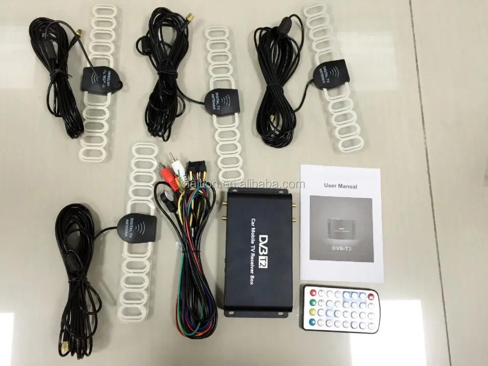 
dvb t2 set top box /dvb t2 / dvb-t2 car TV receiver 4 antennas the newest type car TV tuner 