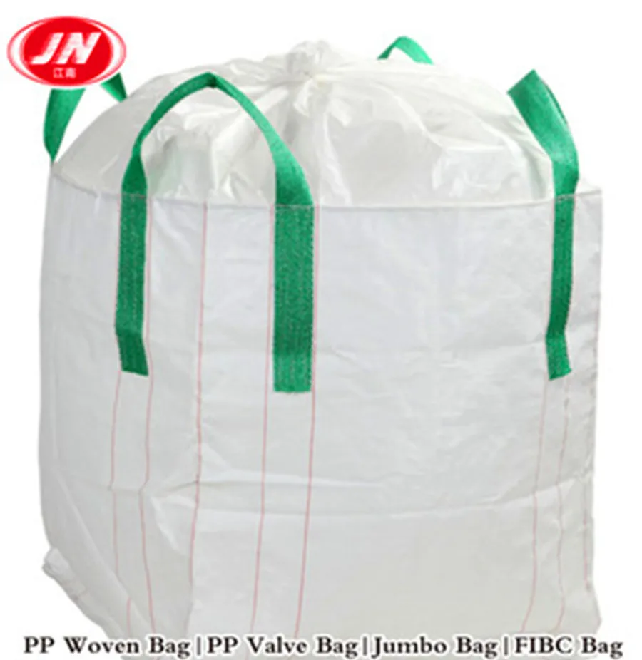 
Cheap Wholesales super sack fibc big bag 1 ton jumbo bag for sand, building material, chemical, fertilizer, flour 
