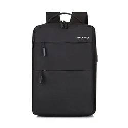 Black large unisex cool anti-theft bagpack travel leisure laptop waterproof anti theft backpack with usb charging port